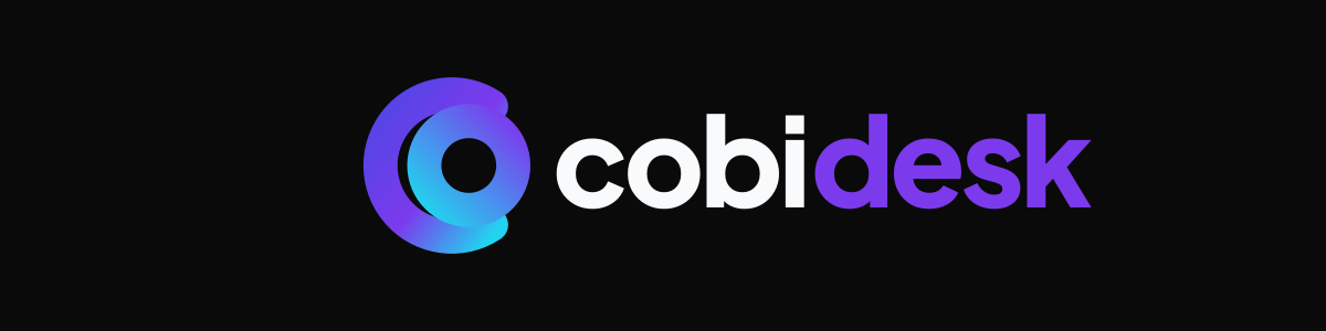 Cobidesk logosu, koyu zeminler için